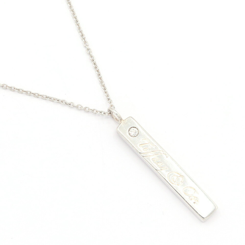 TIFFANY & CO. Silver Diamond Necklace